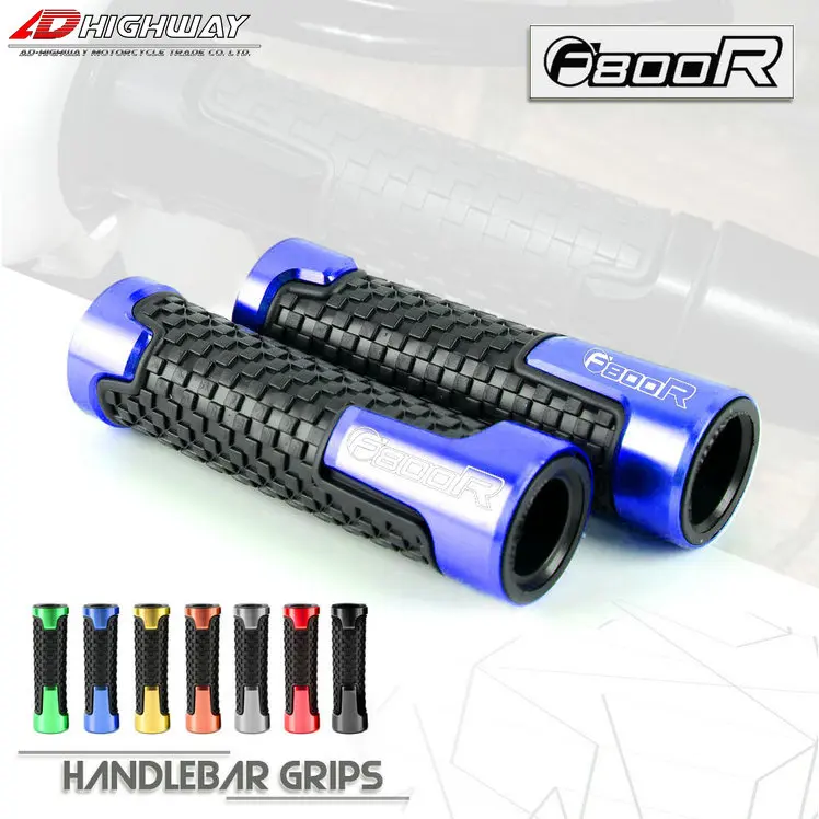 

Motorcycle Accessories 7/8" 22mm Handlebar Grips for BMW F800R 2009 2010 2011 2012 2013 2014 2015 2016 Moto Handle Bar Grips