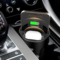 car 4 in 1 wireless charging cup fast car mobile phone charger cup wireless car charger mount qi fast charging 4 in 1 wireless