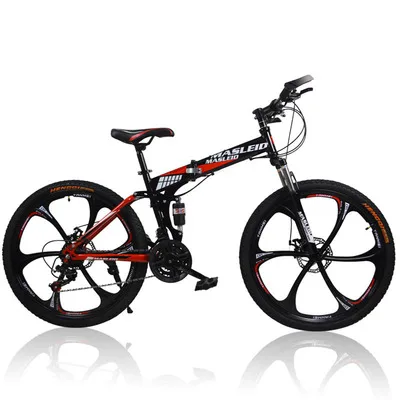

Variable Speed 26 Inch Folding Mountain Bike Aluminum Magnesium Alloy Integrated Wheel Bicycle