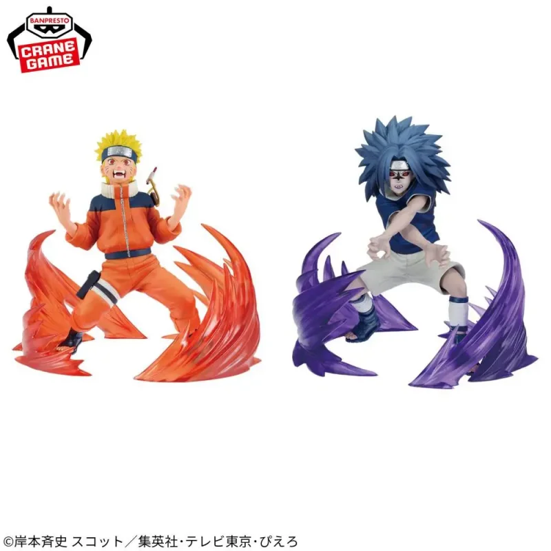 Фото В наличии: Оригинальная фигурка Banpresto Naruto 72 Series VS Uzumaki Naruto Uchiha Sasuke, модель аниме-персонажа, игрушка №4