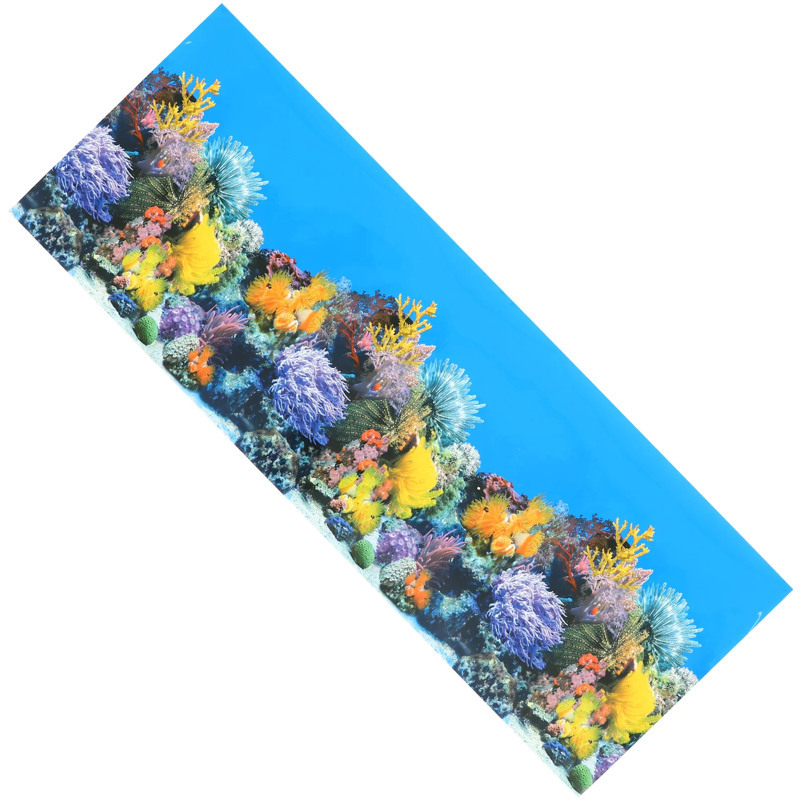 

Tank Fish Background Aquarium Wallpaper Poster Backdrop Adhesive Decoration Decor Terrarium Picture Reptile Decorations Wall