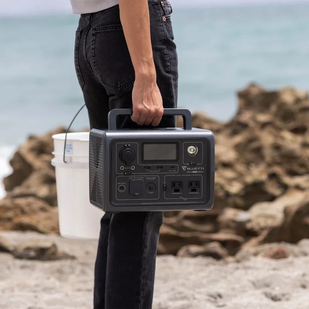Портативные солнечные панели EB3A + PV120 для дома с быстрой зарядкой