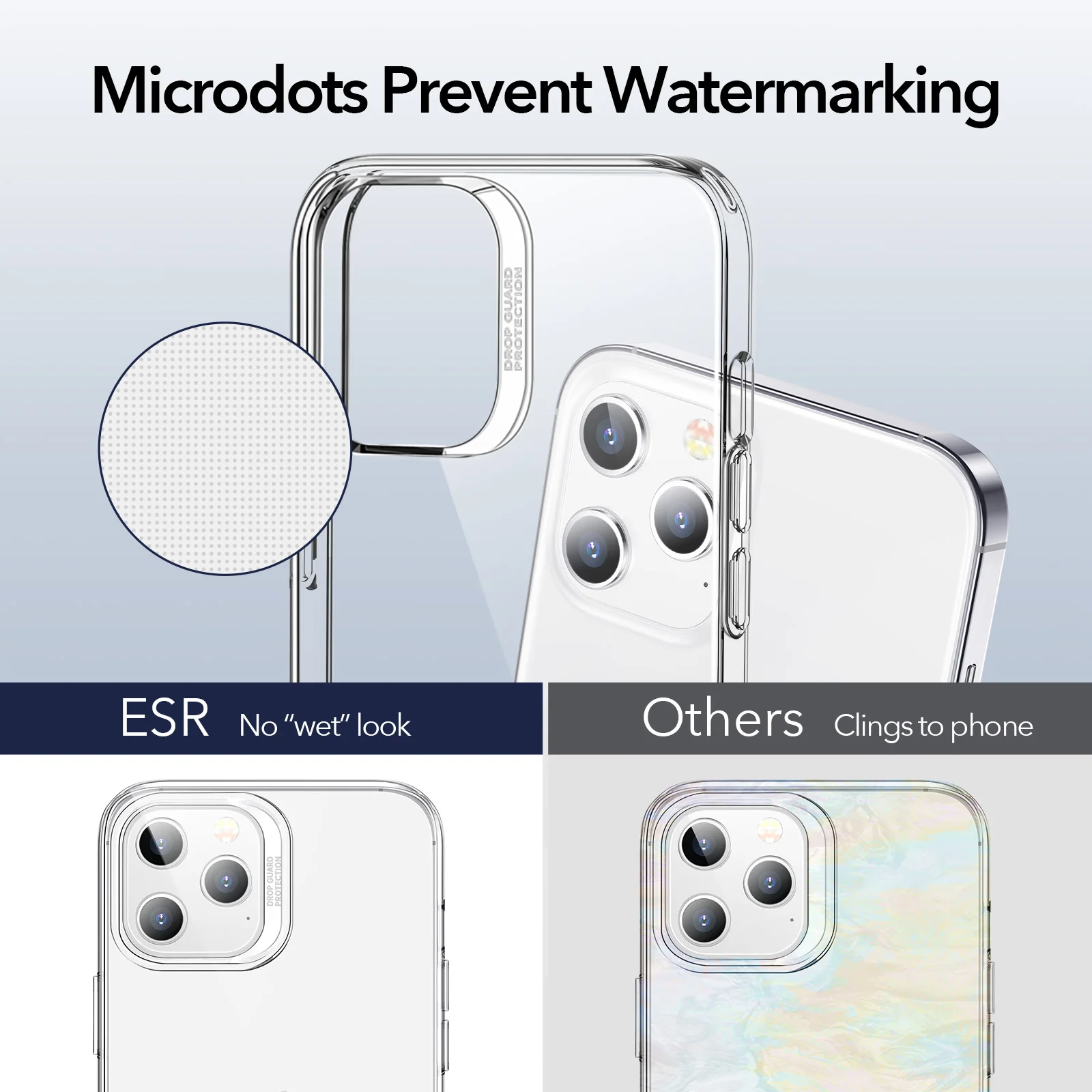 ESR for iPhone 13 12 Pro Max Case Clear Metal Kickstand Back Cover Holder Black for iPhone SE3 SE 8 7 Case iPhone 13 Pro mini