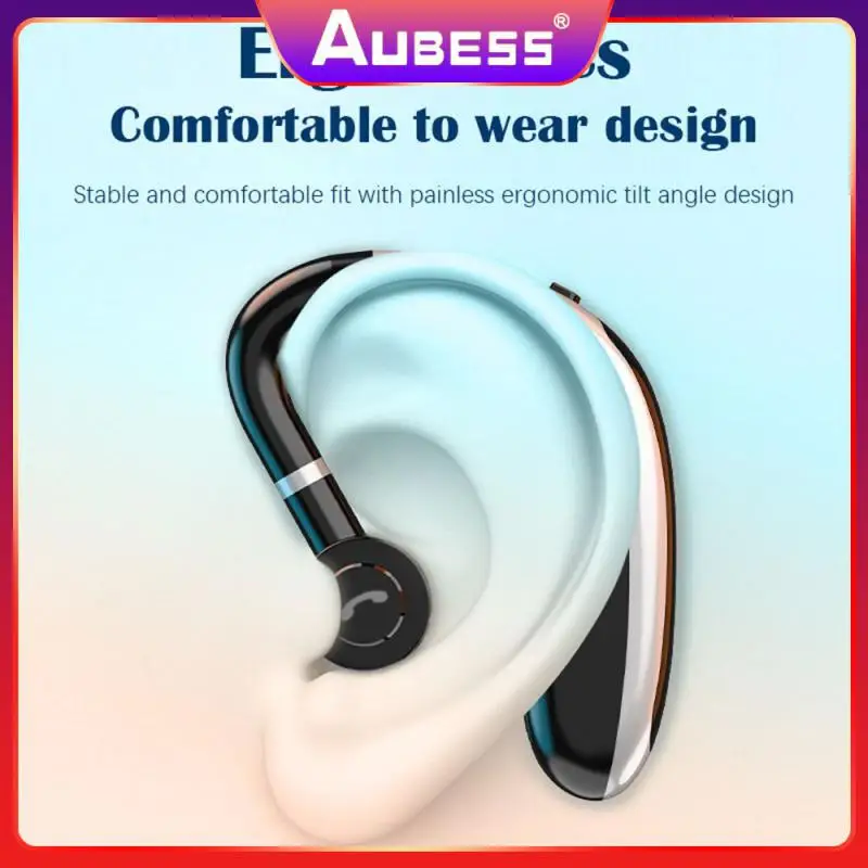 

About 12 Grams No Sensation To Wear Wireless Headset Ear Clip Design Headset High Quality Audio Quality