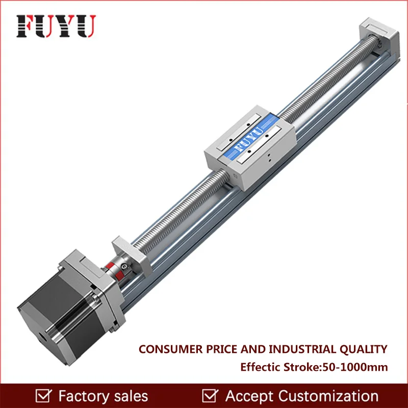 

FUYU FSK40J Linear Guide Linear Module Ball Screw Motorized for CNC Linear Stage with Nema 23 Stepper Motor