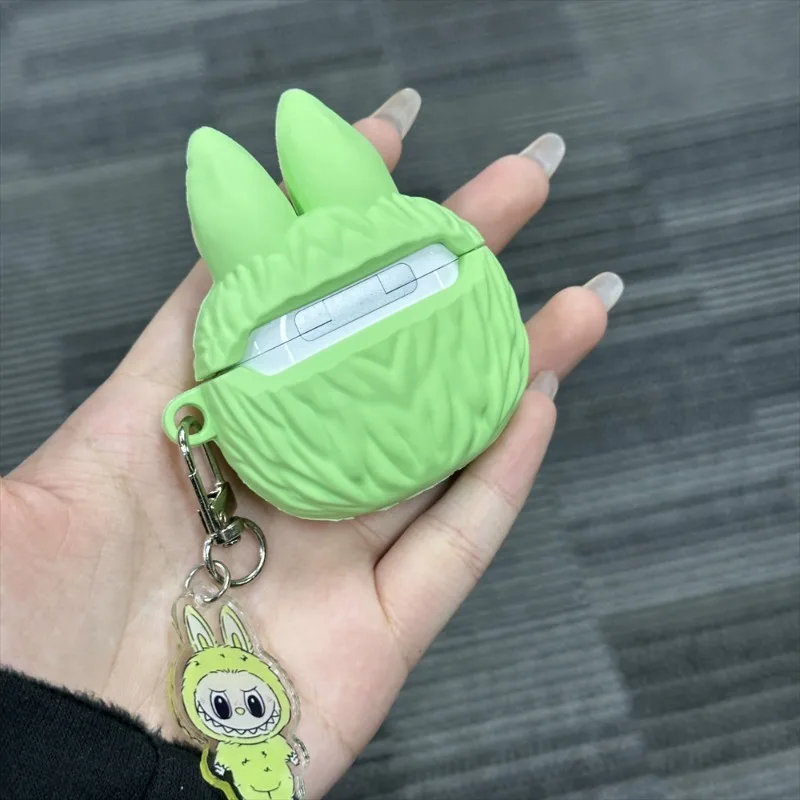 Для Apple AirPods 1 2 3 4 Pro чехол 3D Labubu милый мультяшный силиконовый защитный для