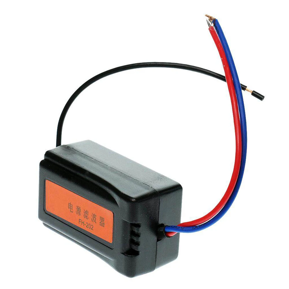

Gazechimp Car Audio Power Pre-wired Noise Filter Ground Loop Isolator Suppressor Car Power Filter Good Audio Effect