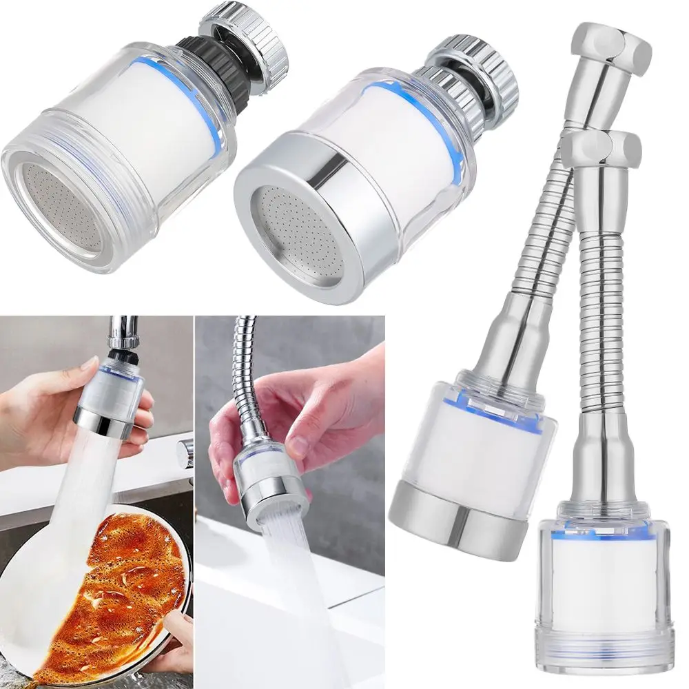 

Hardware Water Saving Filter Diffuser 360° Aerator Connector Water Purifier Swivel Tap Faucet Nozzle Tap Head