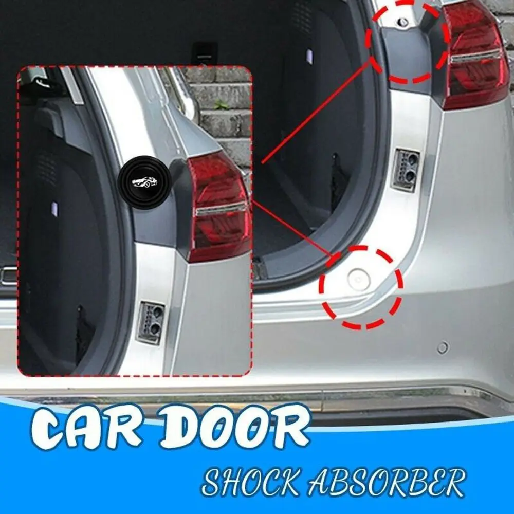 

4 /8 Pcs Car Bumper Door Edge Protector Anti-collision Strips Sound Car Door Shock-absorbing Pads Car Door Anti-shock Gasket