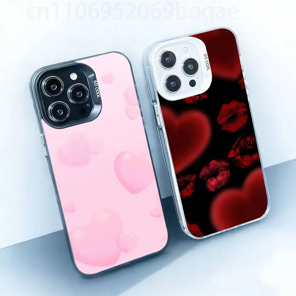 Фото Противоударный чехол Sweetie Lip Mark для iPhone 17, 16, 15, 14, 13, 12, 11 Pro Max, Plus, 16E, X, XR, XS Max, с полной защитой №1