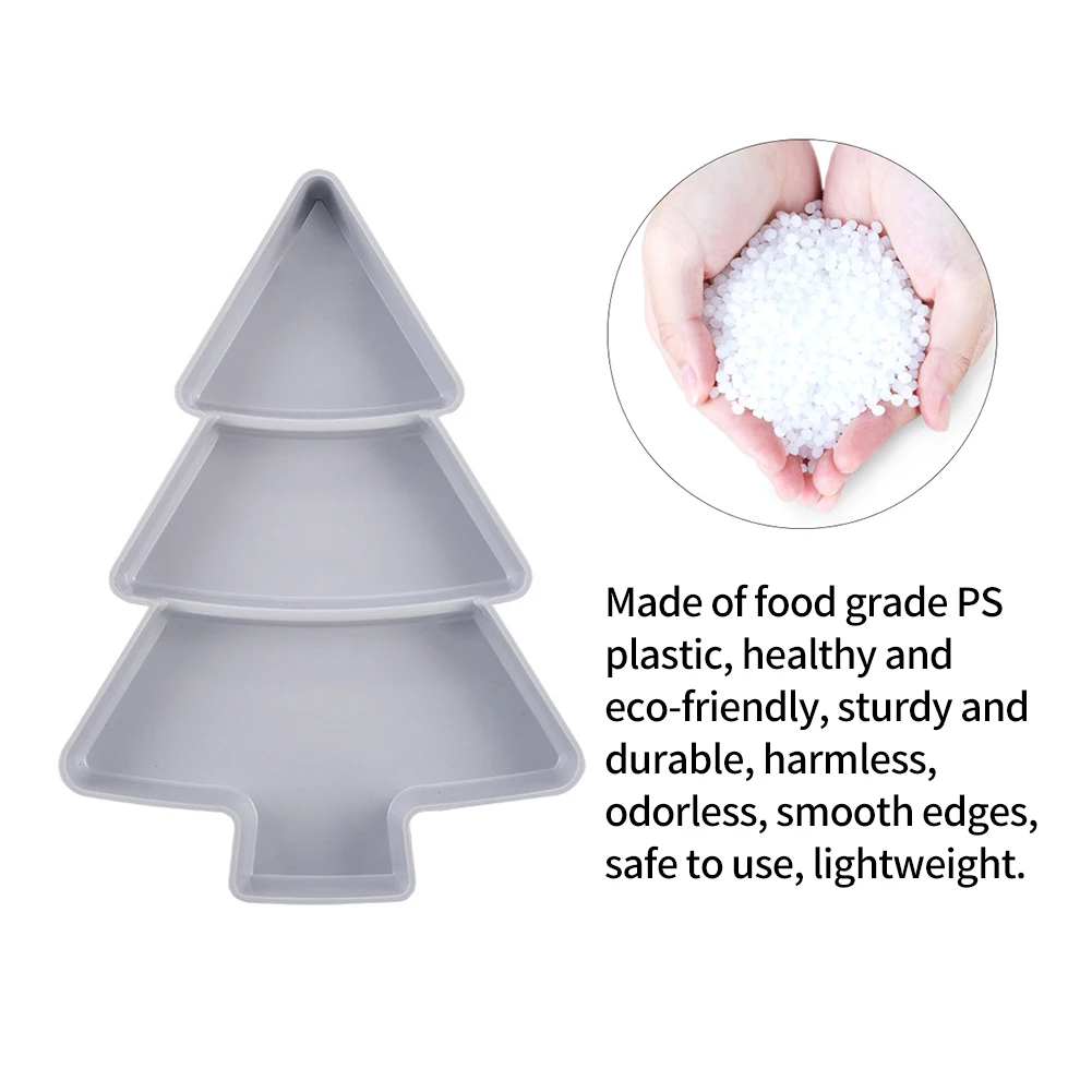 

Fruit Plate Wedding Serving Tray Holiday Platter Home Decor Christmas Tree Shape