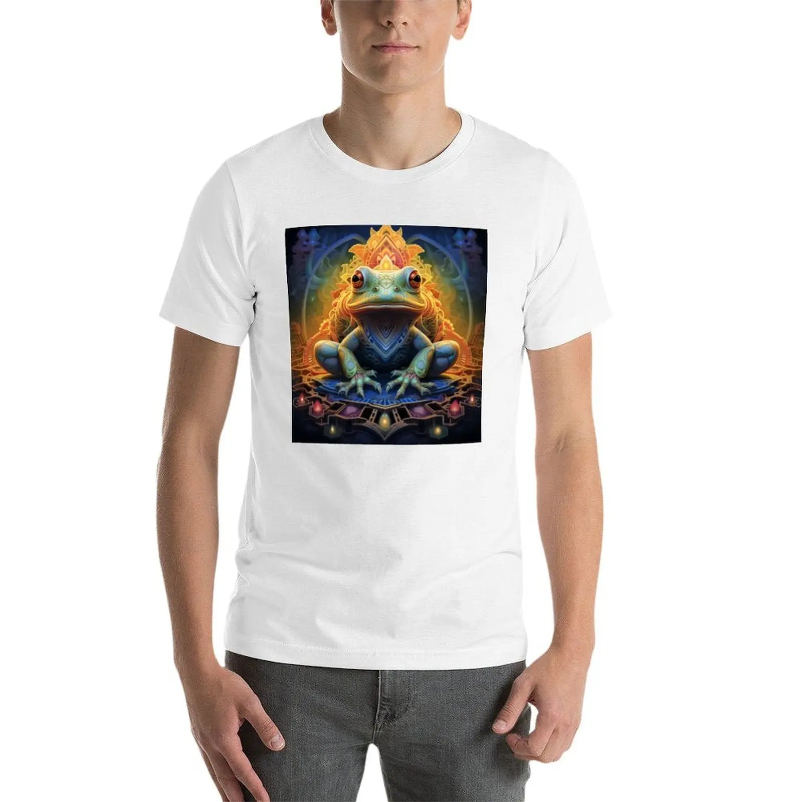 Фото Кебо, Сакральная лягушка Амазонки... футболка dmt art футболки для мужчин забавная футболка с рисунком №4