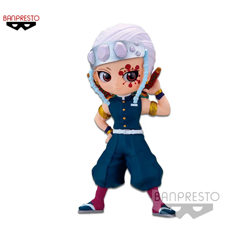 

7 cm BANDAI Demon Slayer Uzui Tengen Q version doll ornaments character figure animation peripheral children's collection gift
