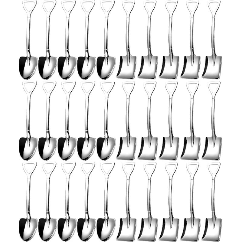 

Серебряные ложки из нержавеющей стали для фруктов