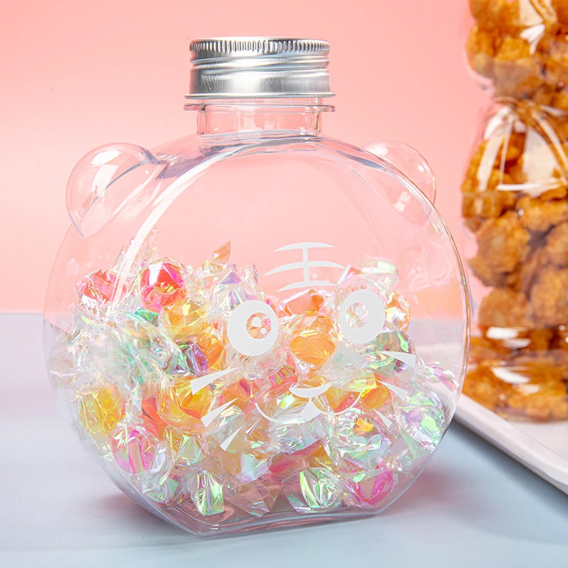 1 шт. пластиковые бутылки для напитков в форме сока тигра мультяшный молочный сок