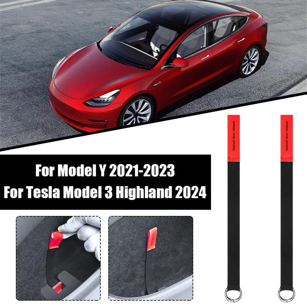 2/4/6 шт. трос для экстренных случаев задней двери Tesla Highland 2024 2021-2023 ремень