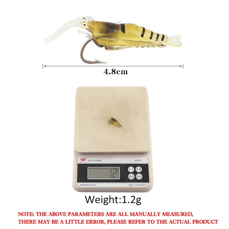 Флуоресцентная имитация рыбалки 4 шт