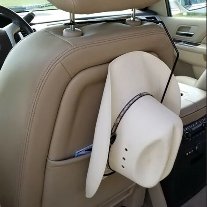 

Hat Car Holder Rack Cowboy Hanger Storage Mounted Hook Racks Stand Organizer Hanging Shape Ceiling Metal Truck The Baseball Over