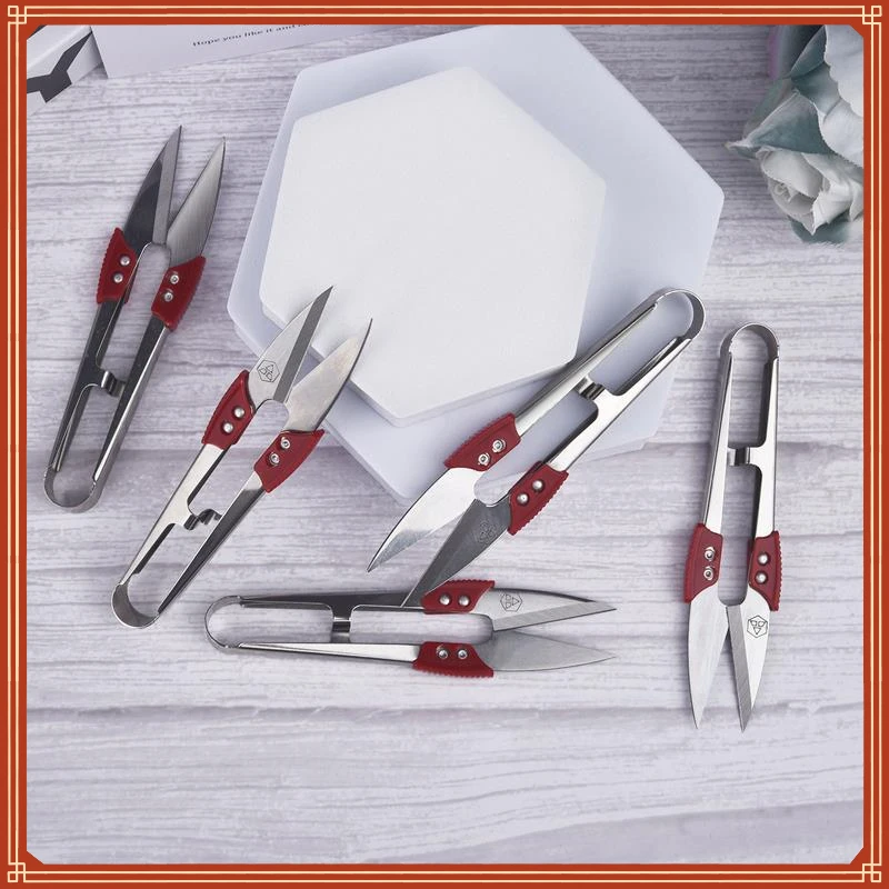 

Stainless Steel Yarn Shears Cutting Sewing Scissors Shears Cross Stitch Scissors Embroidery Scissor U Thread Scissors