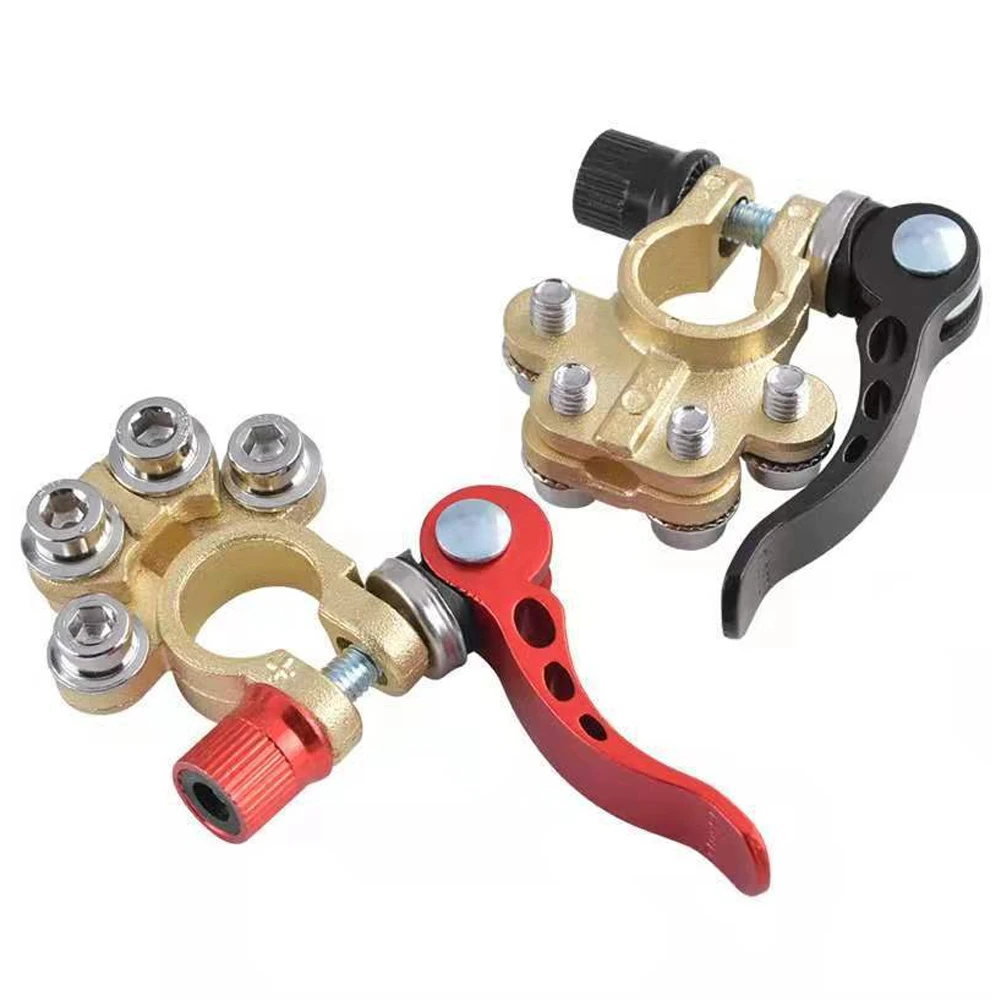 

2 шт., автомобильные клеммы для аккумуляторов 12 В