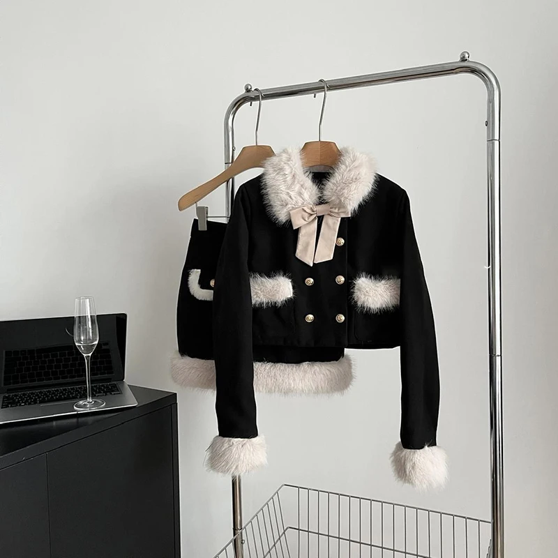 Элегантные женские комплекты из 2 предметов на хлопковой подкладке корейские