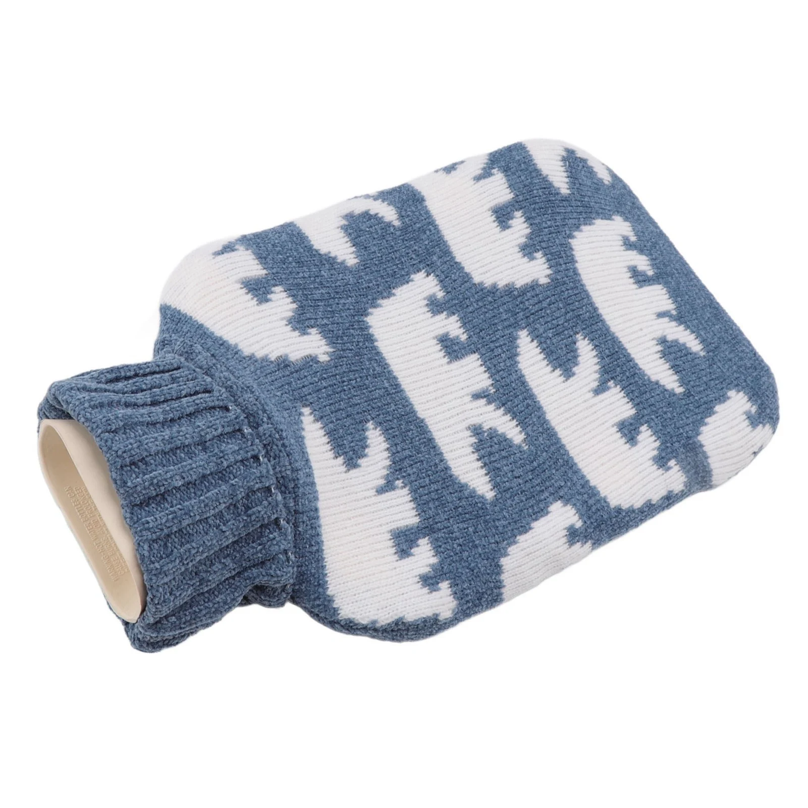 2000 мл бутылка горячей воды мешок с мягкой вязаным чехлом для шеи плечо теплый