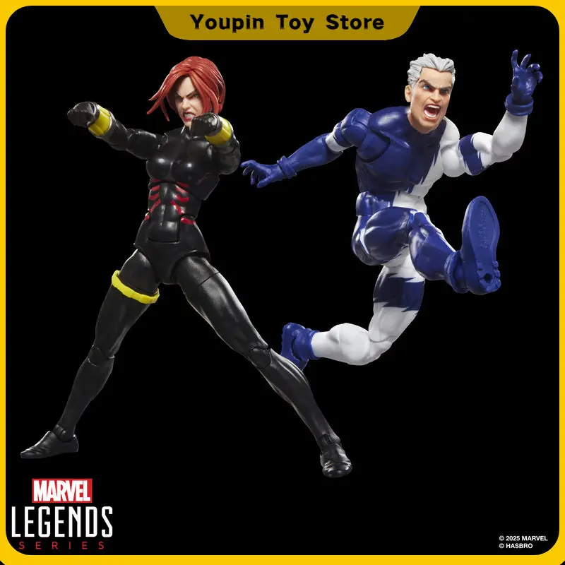 Фото 6-дюймовые фигурки Marvel Legends Series: Черная Вдова и Квикслер, самые могучие герои Земли, коллекционная модель, игрушка, подарок №2