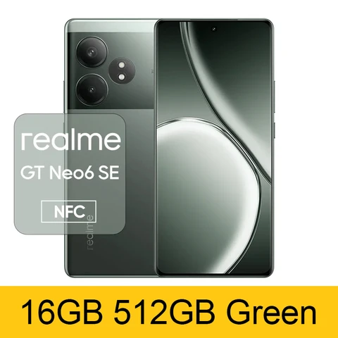 Смартфон realme GT Neo 6 SE, телефон с глобальной прошивкой, Snapdragon 7 + 50 МП, OIS, экран 6,78 дюйма, 120 Гц, 5500 нит, Супер дисплей, 100 мАч, Вт