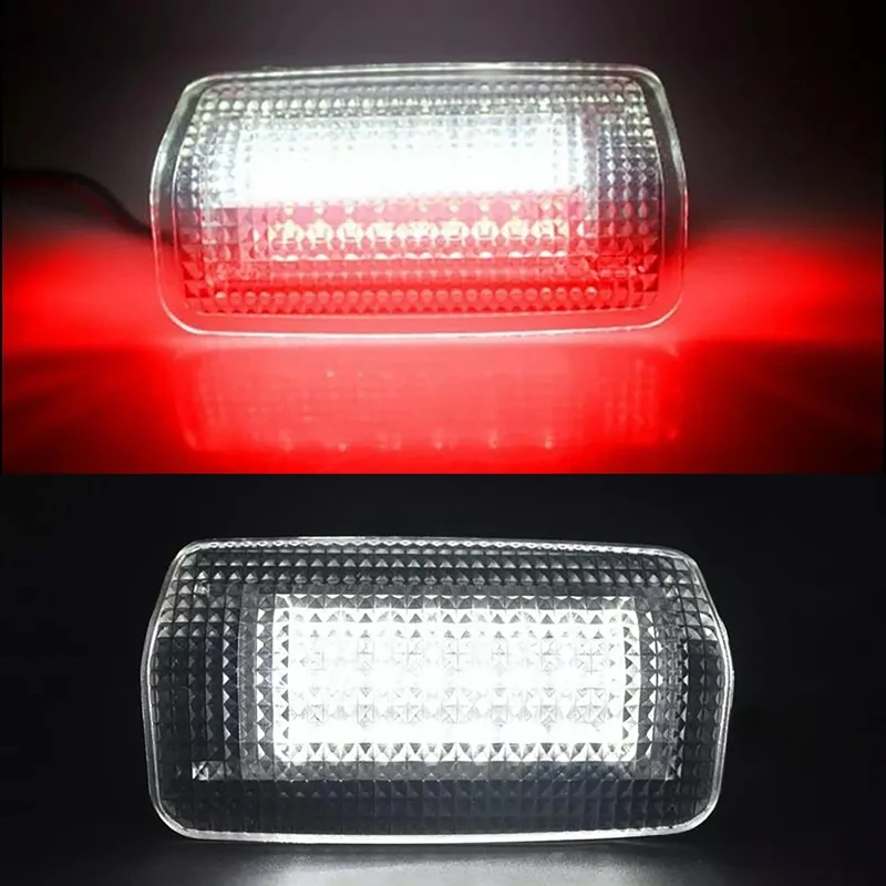 2 шт. белый красный автомобильный светодиодный светильник для дверей Toyota Wish Prius