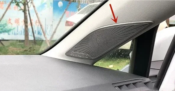 Для Volkswagen Golf 7/7 5 2014-2019 из нержавеющей стали декоративная крышка для аудио