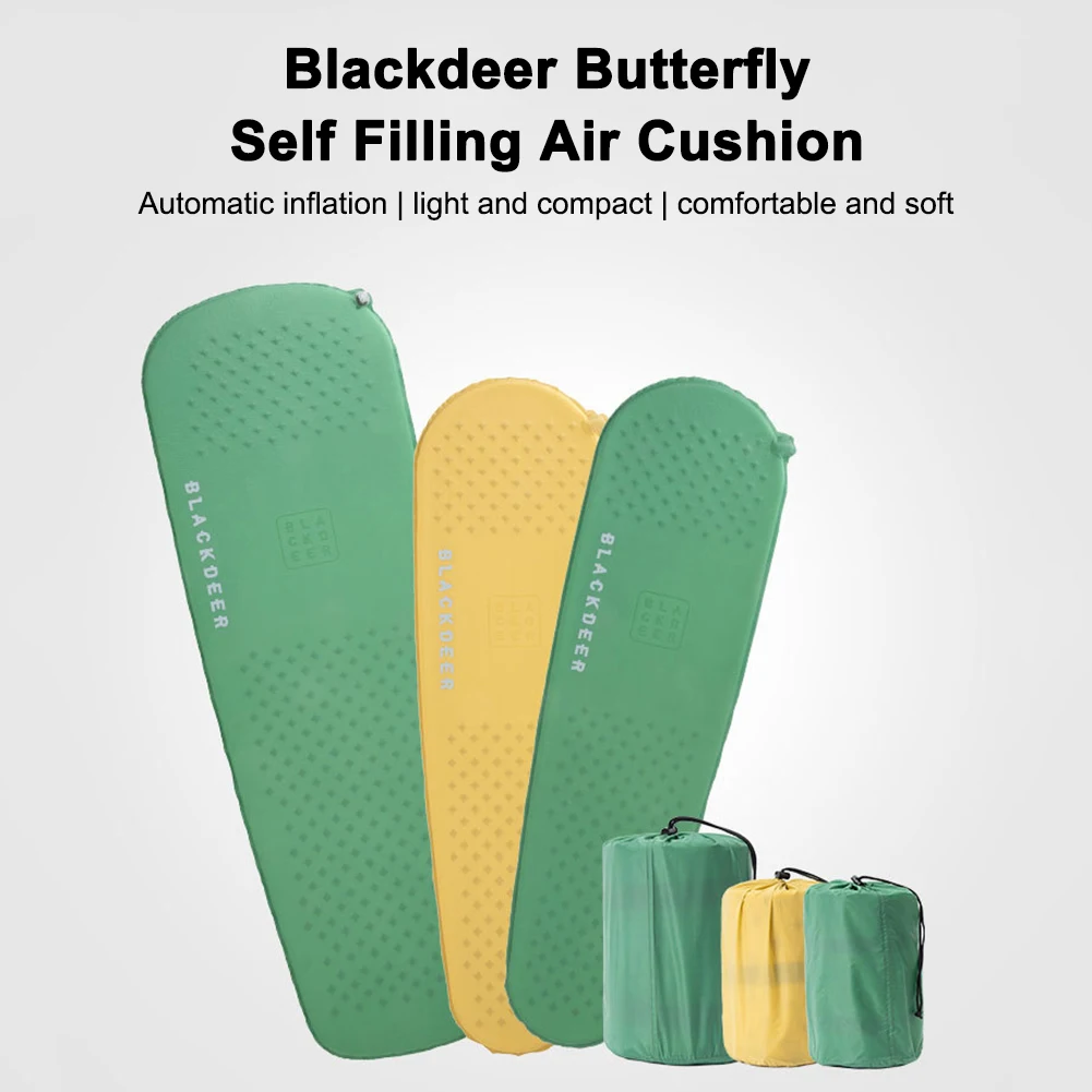

Outdoor Sleeping Pad Camping Auto Inflatable Hiking Travel Inflatable Cushion Sleeping for Camping Hiking Back Mat Air Cushion