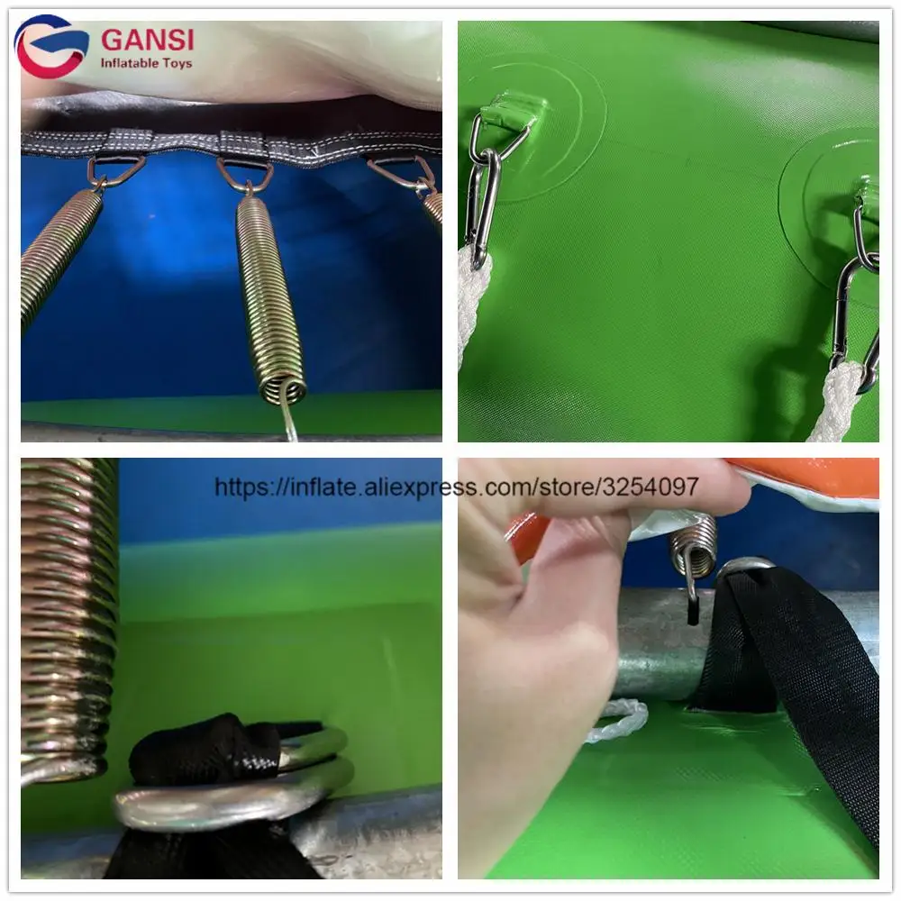 Оборудование для водных игр прыгающий батут 5 м надувной водный со сталью