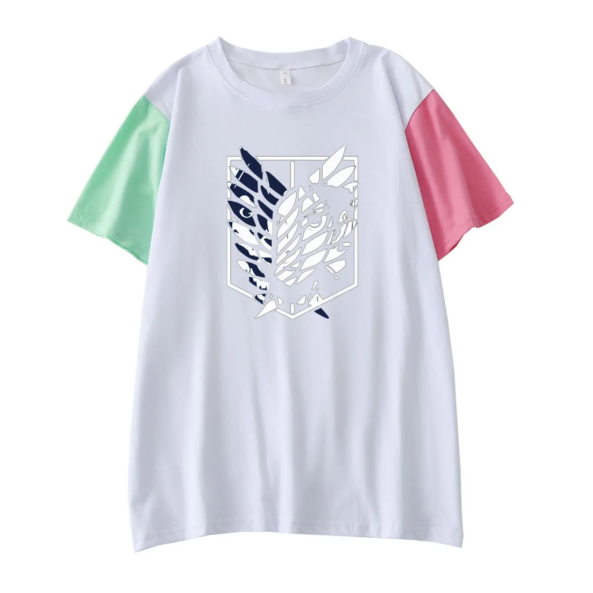 

Fashion Women's Attack on Titan Anime T-Shirt Summer Kawaii Oversized Cartoon Kpop Casual Couple Shirt Top 2022 New