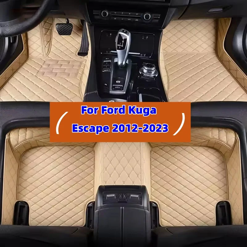 Фото Автомобильные коврики на заказ для Ford Kuga Escape 2012 2013 2014 2015 2016 2017 2018 2019-2023, автомобильные ковры, аксессуары для ног №1