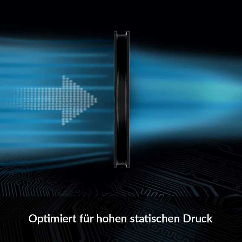 Вентилятор Arctic P12 Slim PWM PST 120 мм с оптимизированным давлением для корпуса и тихий