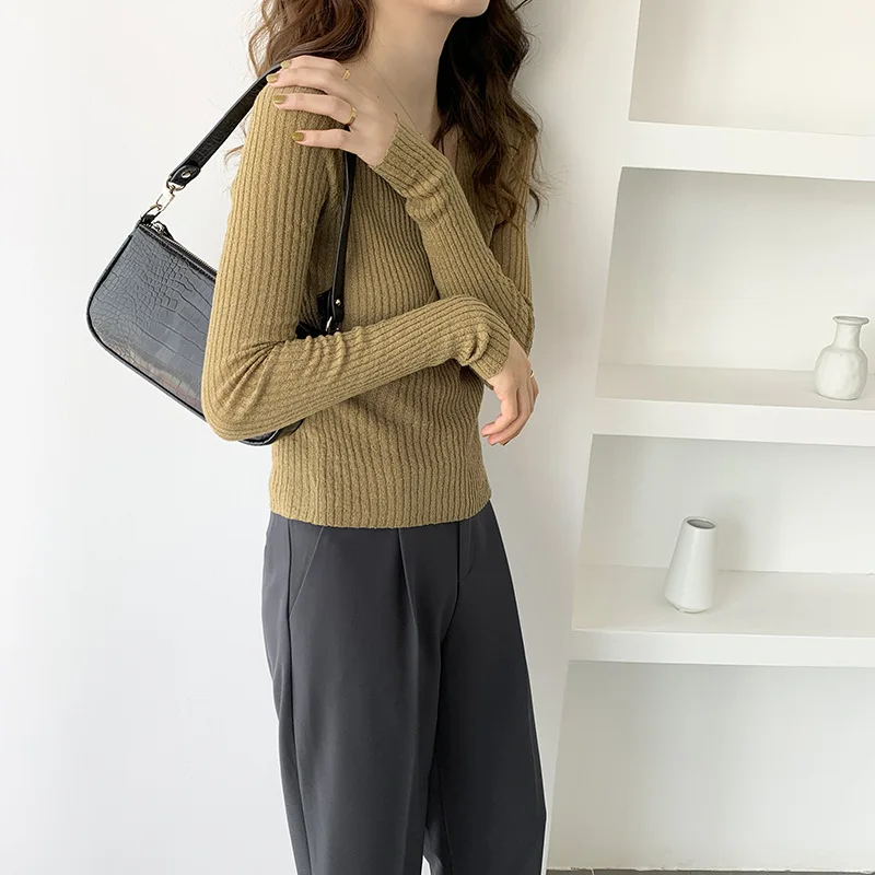 Vintage Crocodile Pattern Women Purse Handbags Fashion Design Ladies Small Shoulder Bag PU Leather Female Underarm Bags