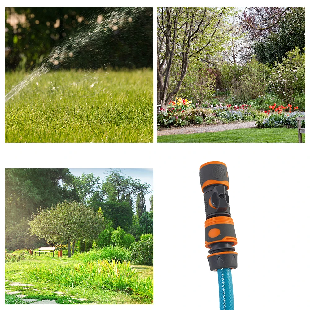 

Plastic Valve Quick Connector with Switch Agriculture Garden Hose Adapter Watering Irrigation Water Pipe Fittings Accessories