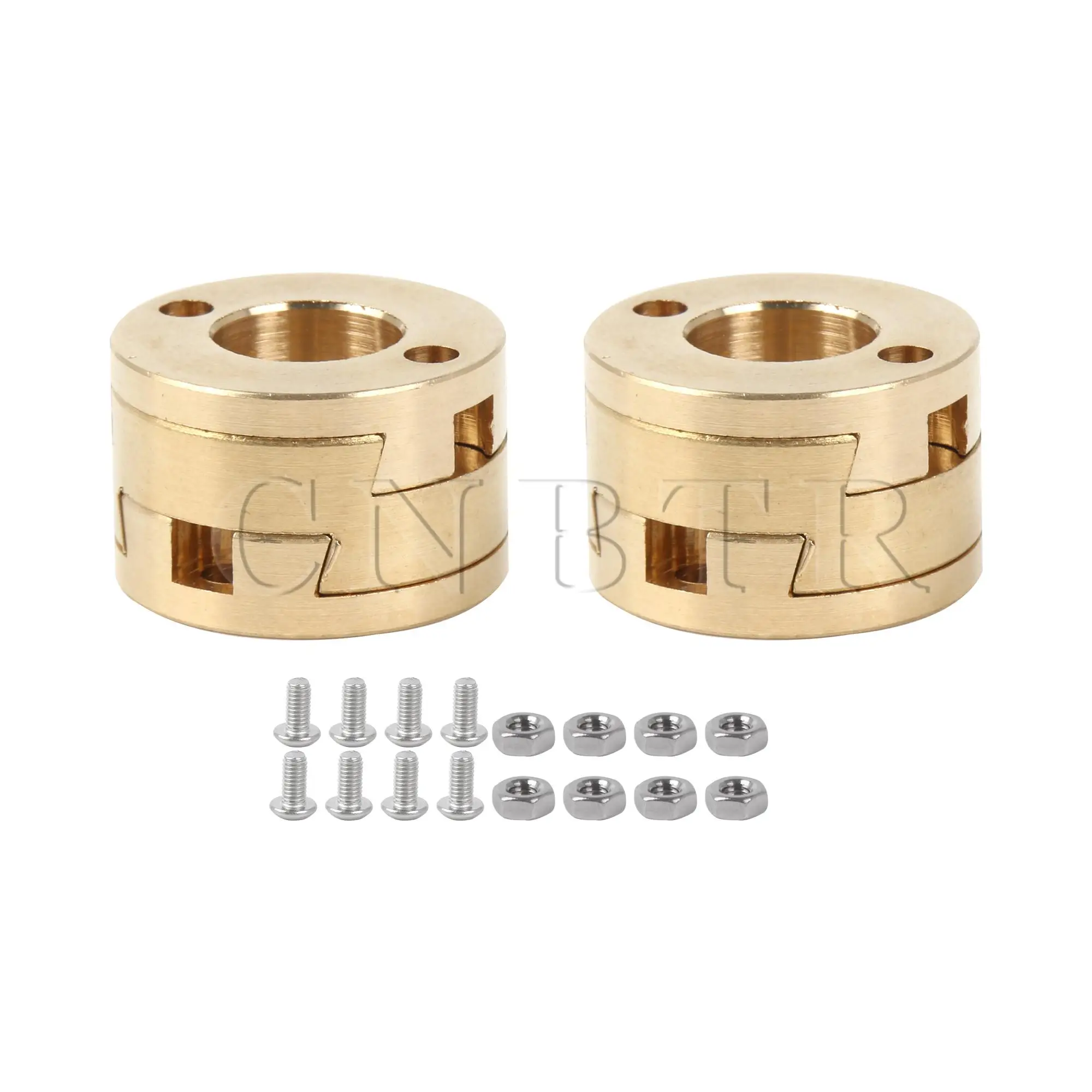 

CNBTR 2 Pcs 3D Printer Coupling Couplers Replacement for BLV Z Axis T8 w/ Nuts