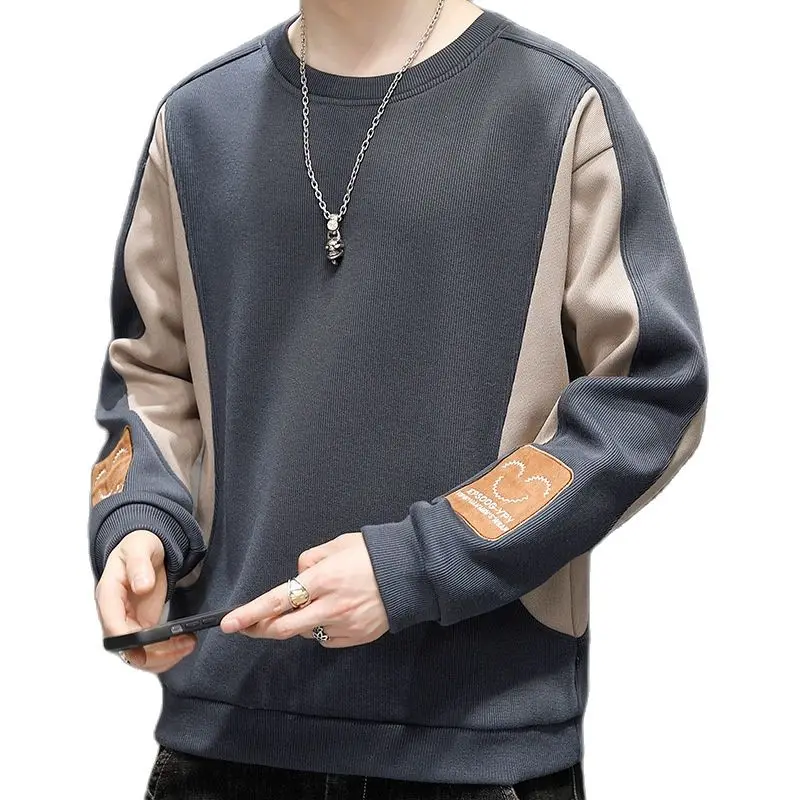 

Spring and autumn long-sleeved T-shirt Men's loose underwear casual sweater