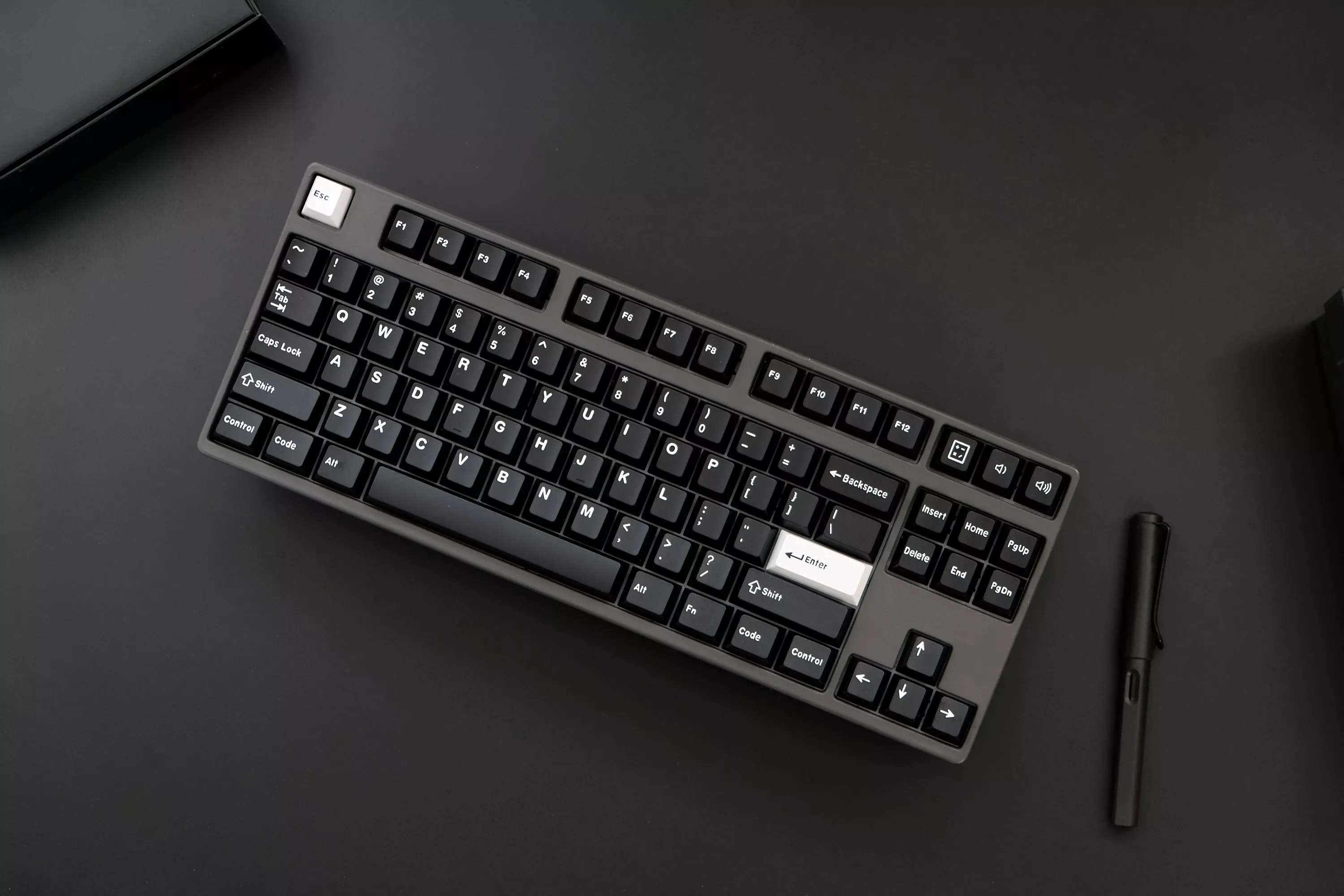 

G-MKY 173 DMG/SHOKO/TARO/WOB Keycaps Cherry Profile DOUBLE SHOT ABS FONT PBT Keycaps ABS Font for MX Switch Mechanical Keyboard