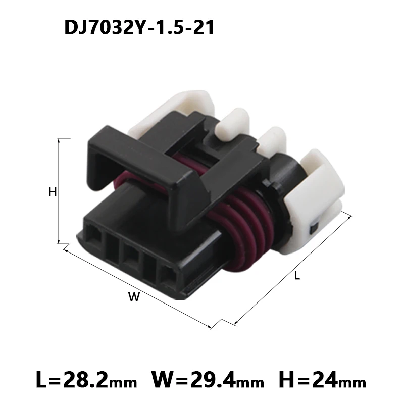 2 комплекта 3-контактный черный автоматический разъем Delphi Metri-Pack 150 датчик