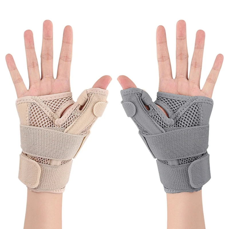 

Y1UC Thumb Splints with Wrist Brace, Thumb Support Brace for Wrist Hand Thumb Stabilizer Fits Both Right Left Hand for Adults