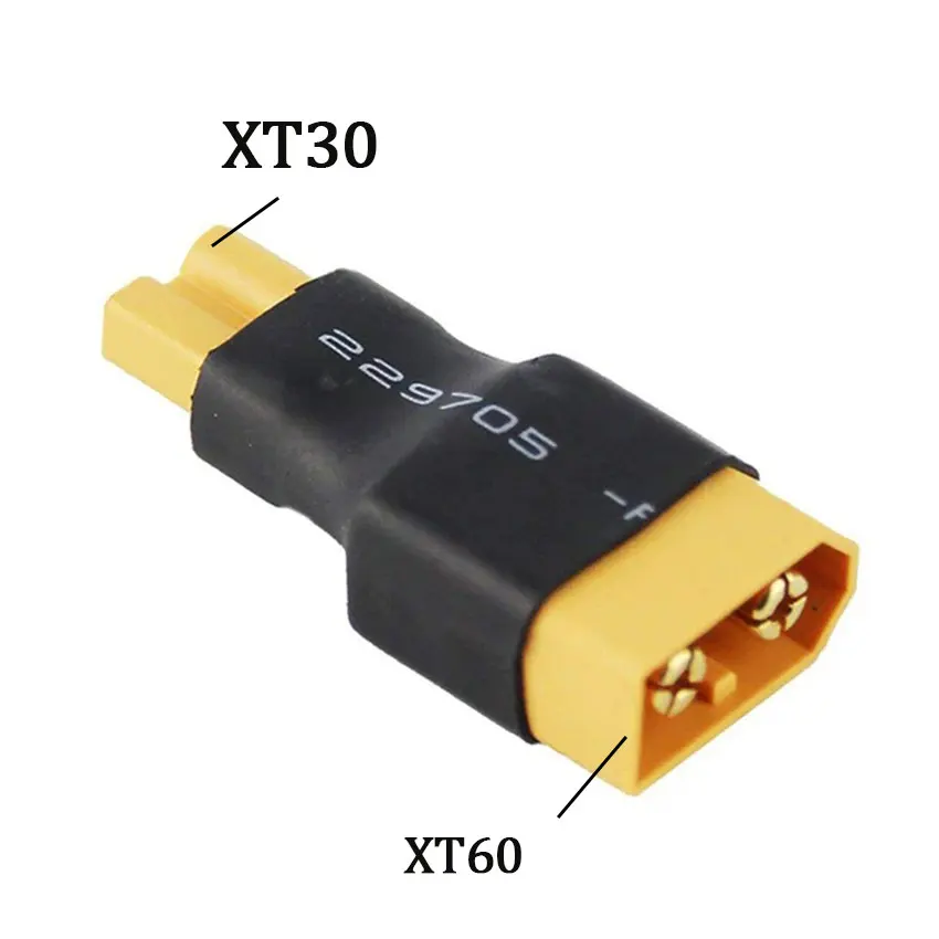 Фото 1-10 шт. XT60to XT30 разъем адаптер «папа/гнездо» 10 см 16AWG силиконовый провод кабель для RC FPV квадрокоптера CineLog35 детали дрона №3