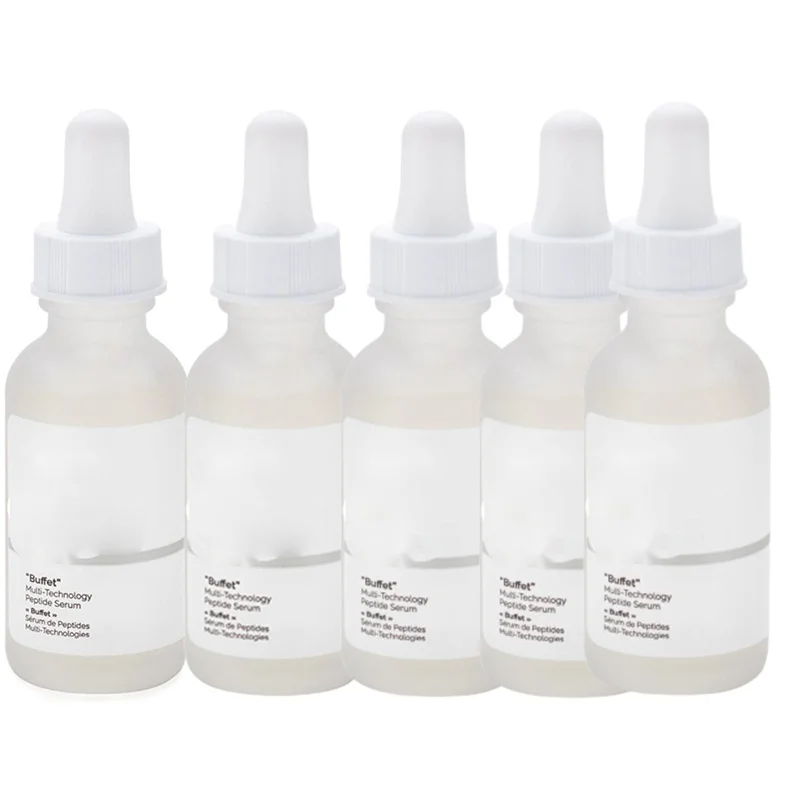 

5pcs Buffet Multi-Technology Peptide Serum Original Skin Care Anti-Aging Antioxidation Fade Fine Lines Facial 30ml