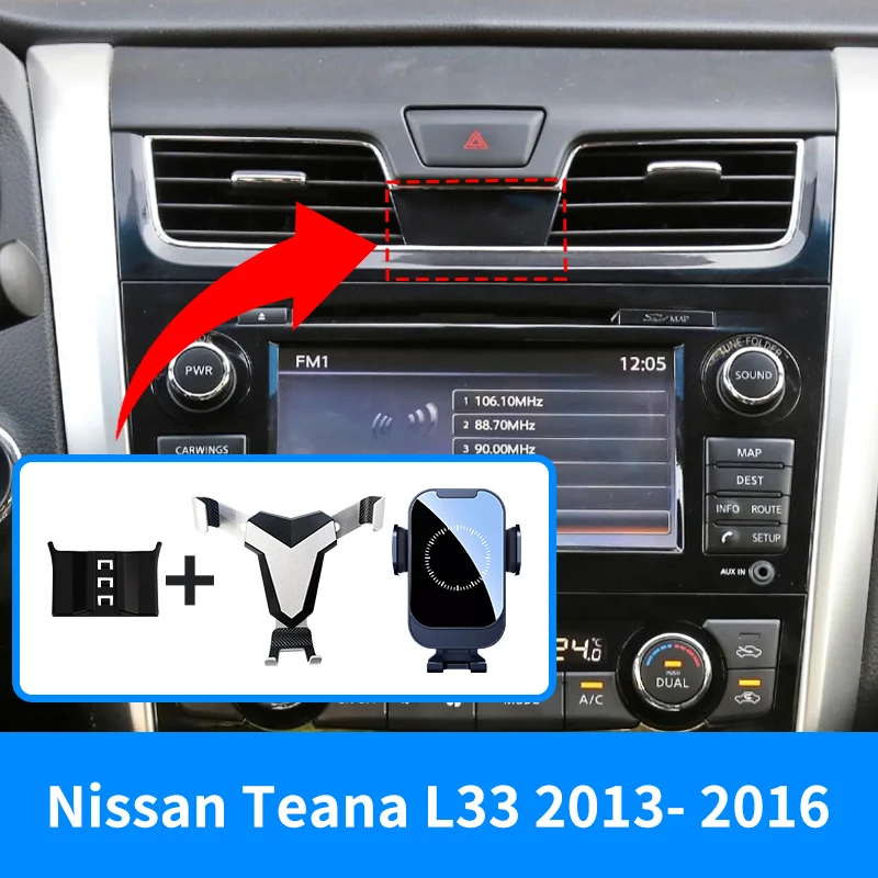 Держатель для телефона Nissan Teana L33 2013 2014 2015 2016 крепление вентиляционного отверстия