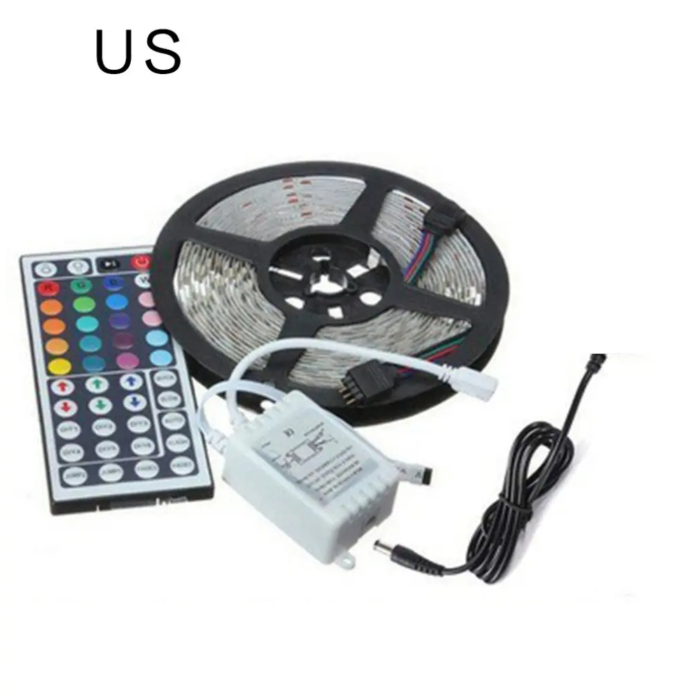 

Светодиодная лента Rgb, светодиодные лампы с 44 клавишами, пульт дистанционного управления, изменение цвета, эффект освещения для дома, кухни, ...