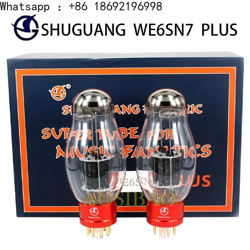 Вакуумная лампа ShuGuang WE6SN7 PLUS 6SN7, улучшенная версия CV181 6H8C 6N8P 6SN7, электронные лампы для аудиоусилителя, точно подобранные. (art.: 3920dce382db2) - 3920dce382db2