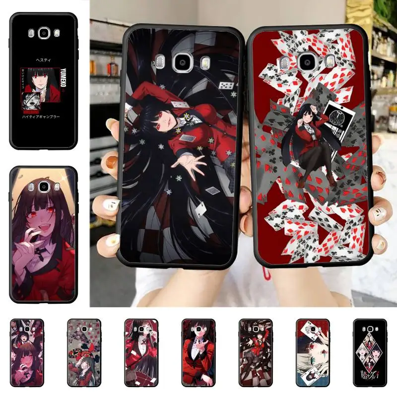 

Crazy Kakegurui Phone Case for Samsung J 2 3 4 5 6 7 8 prime plus 2018 2017 2016 core