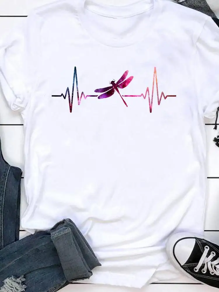 Женская футболка с коротким рукавом и графическим принтом в стиле 90-х - купить по