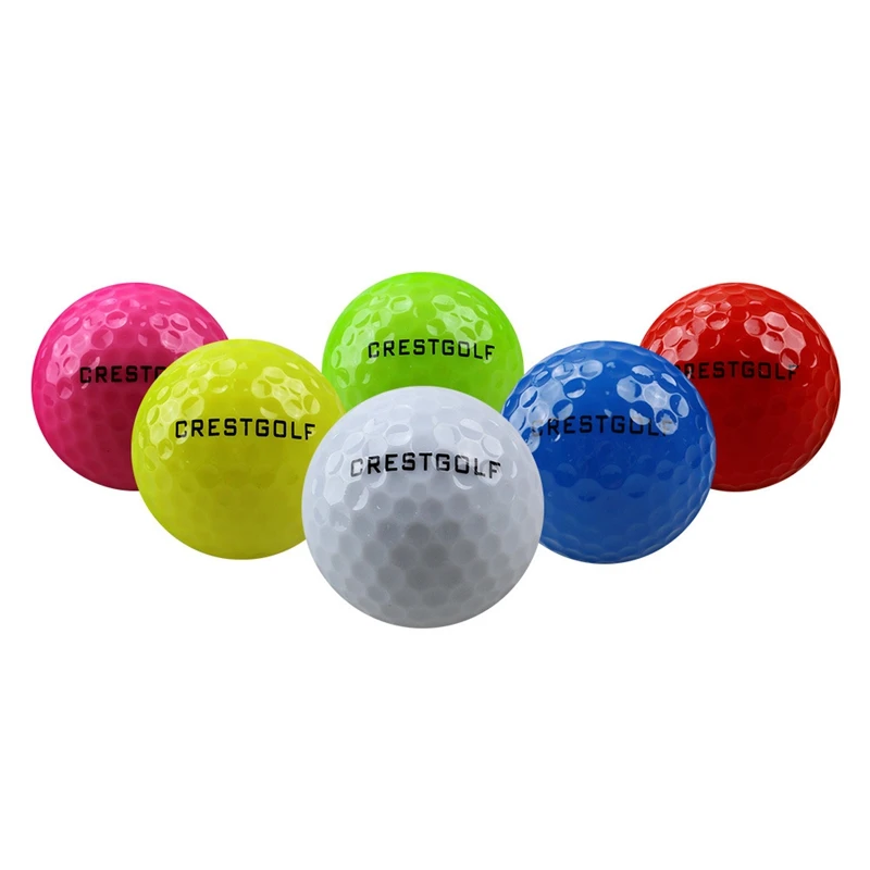 

CRESTGOLF Ночной светильник мяч высокой эластичности ночной светодиодный всегда яркий флэш мяч для тренировок игровой мяч 6 цветов/набор
